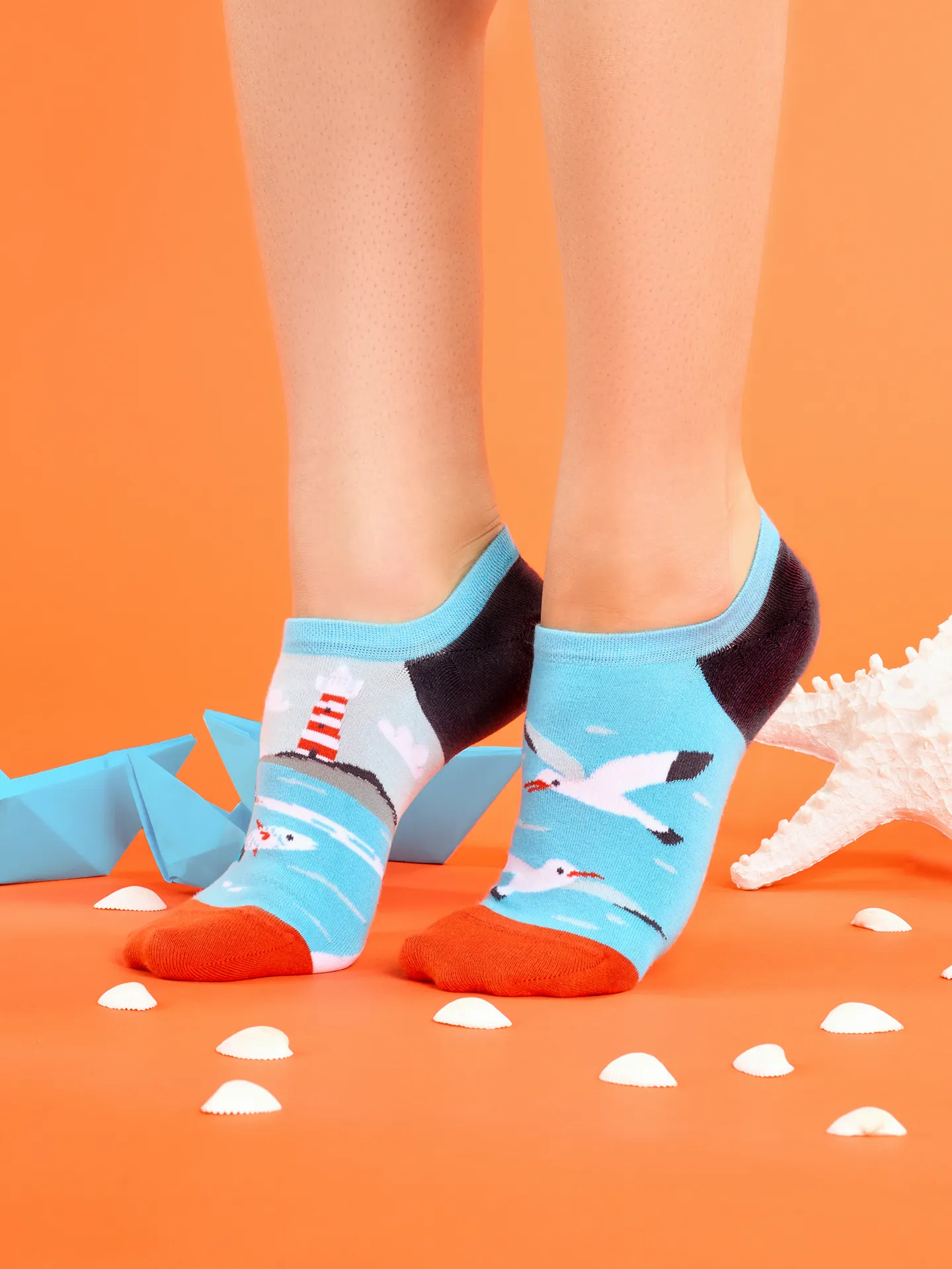 Calcetines sneakers alegres Gaviota - Image 4
