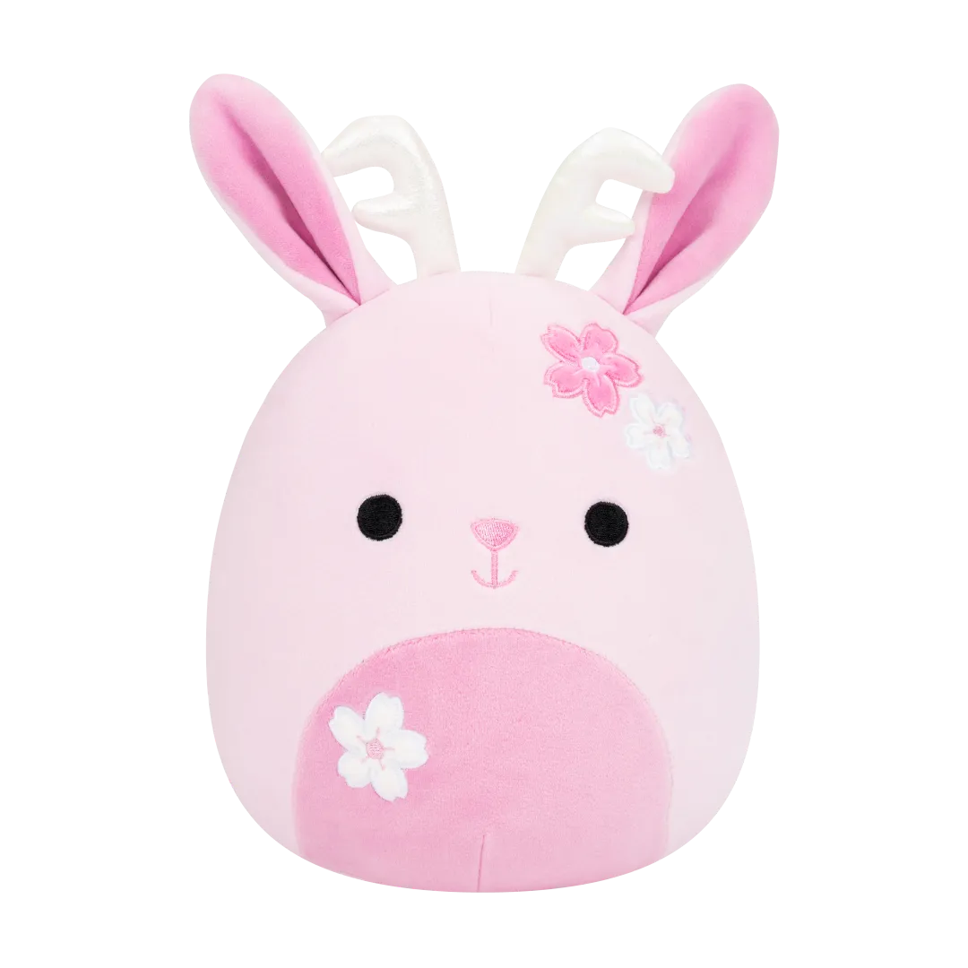 Squishmallows Akiyo, el jackalope sakura rosa, 20 cm