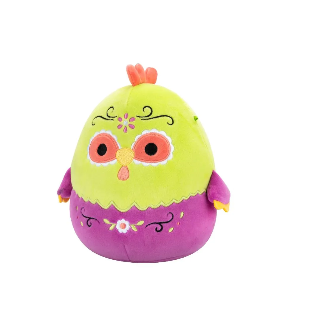 Squishmallows Amparo el Gallo Verde y Violeta Day of the Dead, 20 cm - Image 2