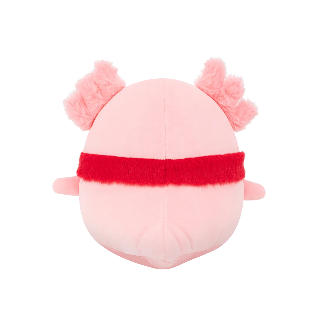 Squishmallows Archie, El Ajolote Rosa Con Bufanda Suave, 30 cm - Image 3