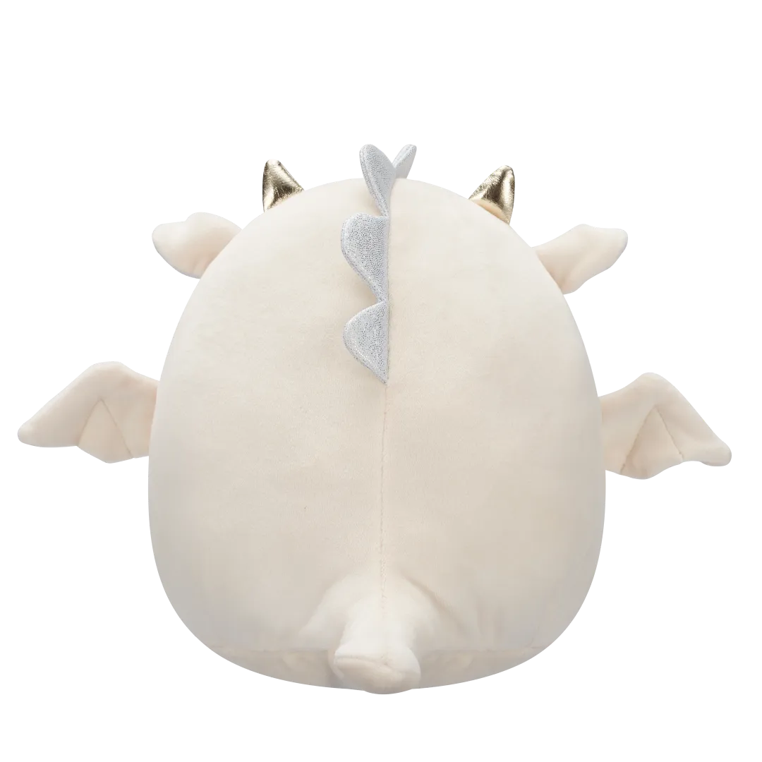 Squishmallows Buck el Dragón Color Crema y Melocotón con la Tripa Suave, 20 cm - Image 4