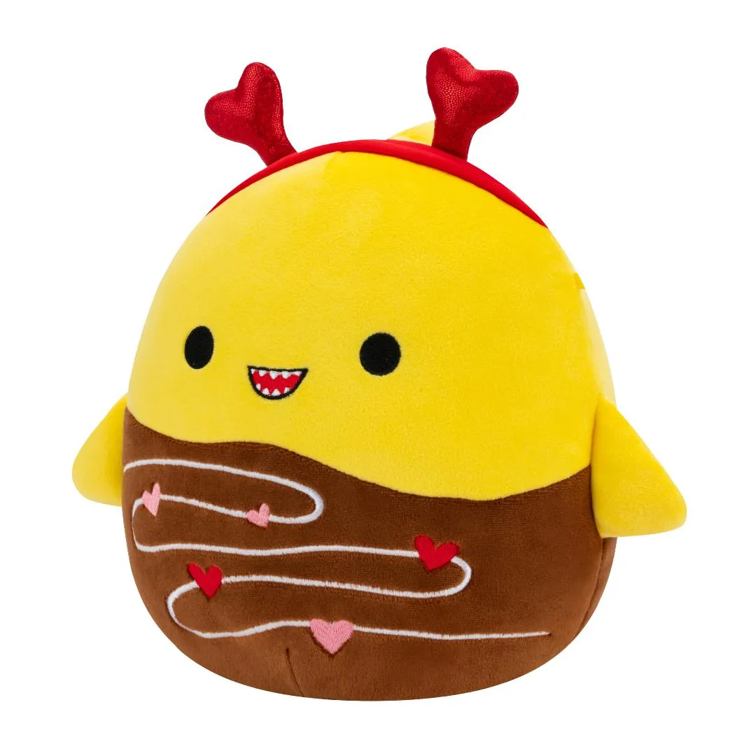 Squishmallows Chandler el Tiburón Amarillo Bañado en Chocolate, 20 cm - Image 2