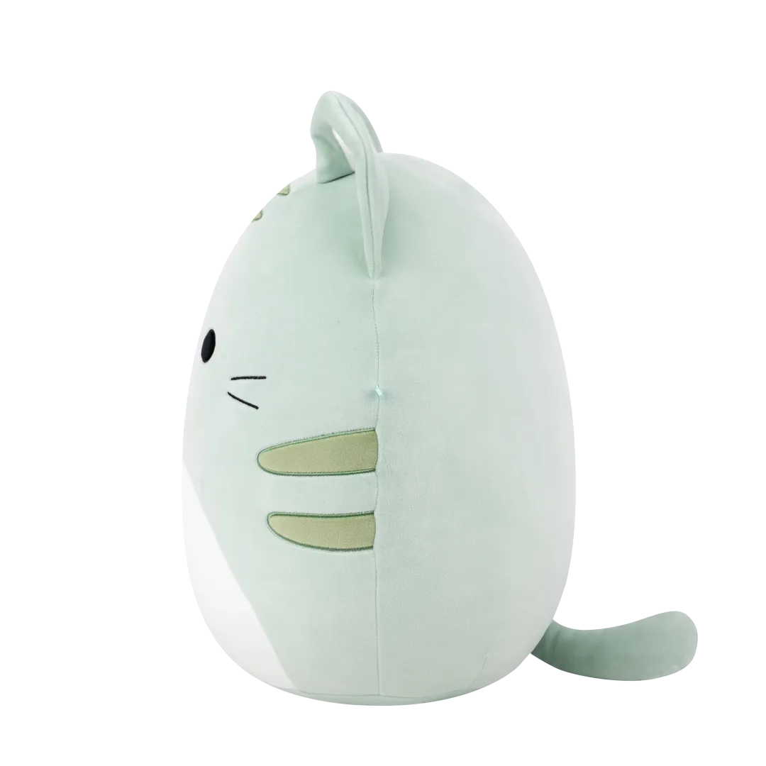 Squishmallows Chase, El Gato Atigrado Verde Claro, 35 cm - Image 3