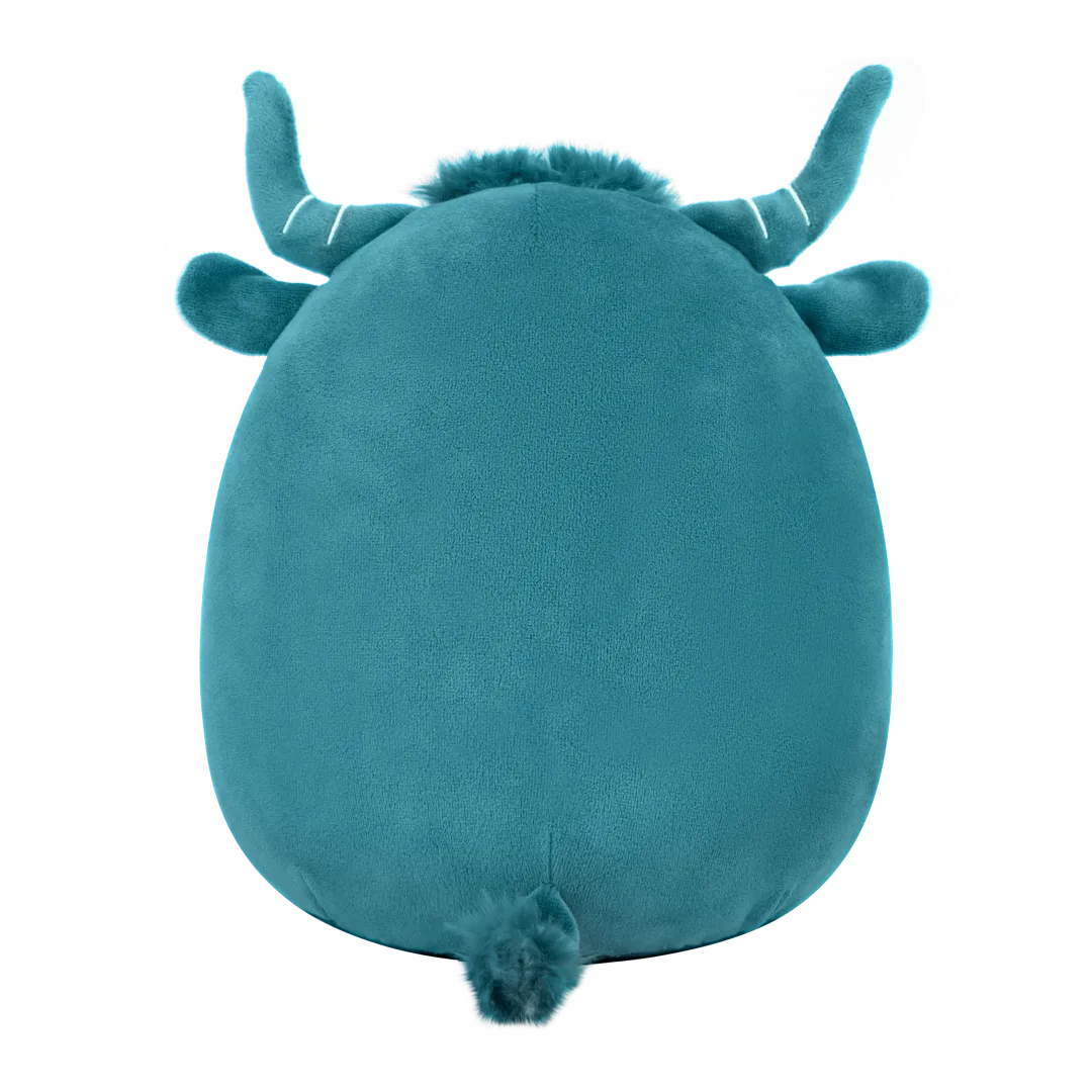 Squishmallows Clark, la vaca Highland verde, 13 cm - Image 3