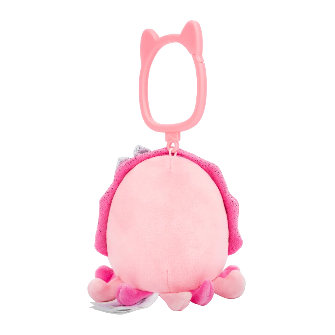 Squishmallows llavero Auggie, la sepia con lazo, 9 cm - Image 2
