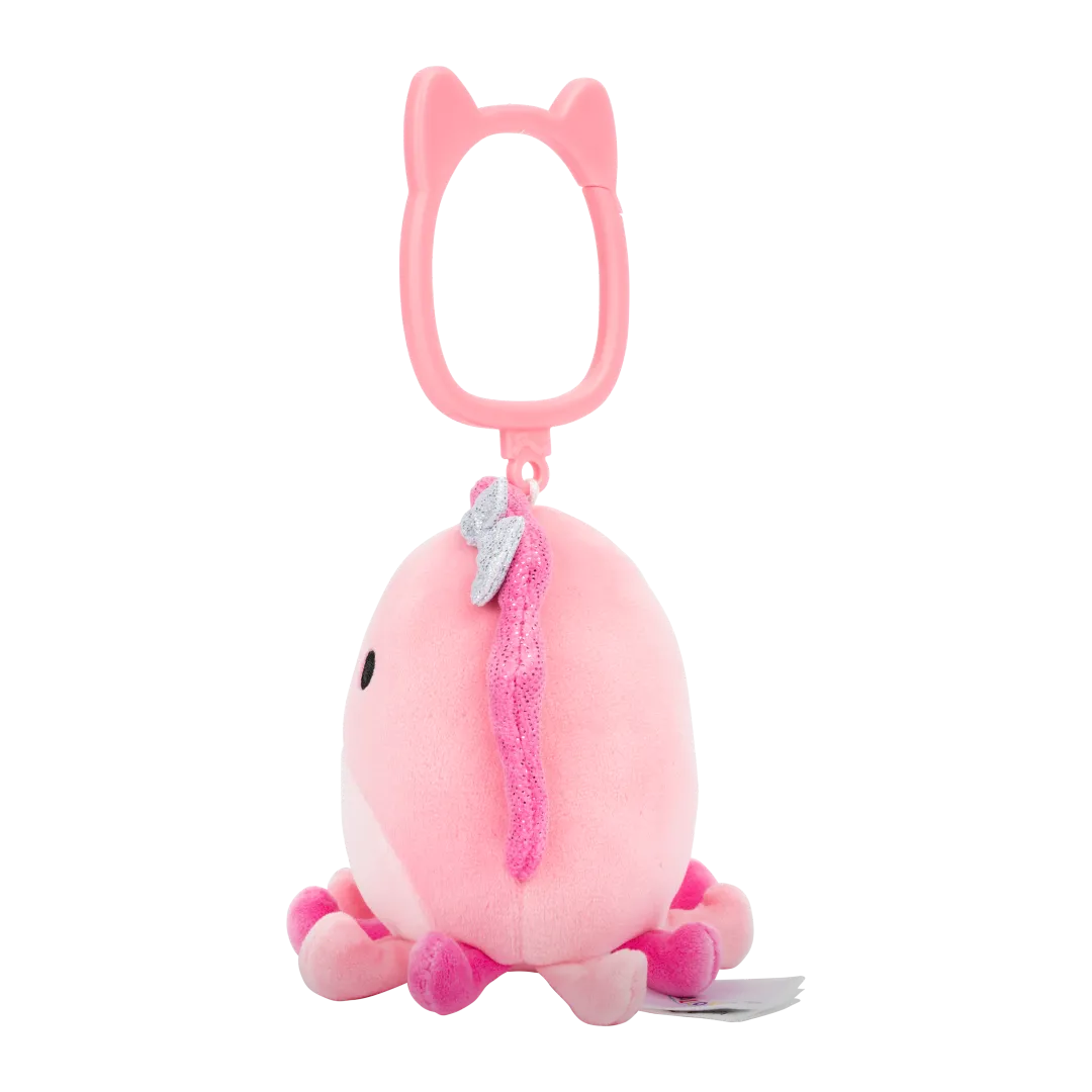 Squishmallows llavero Auggie, la sepia con lazo, 9 cm - Image 3