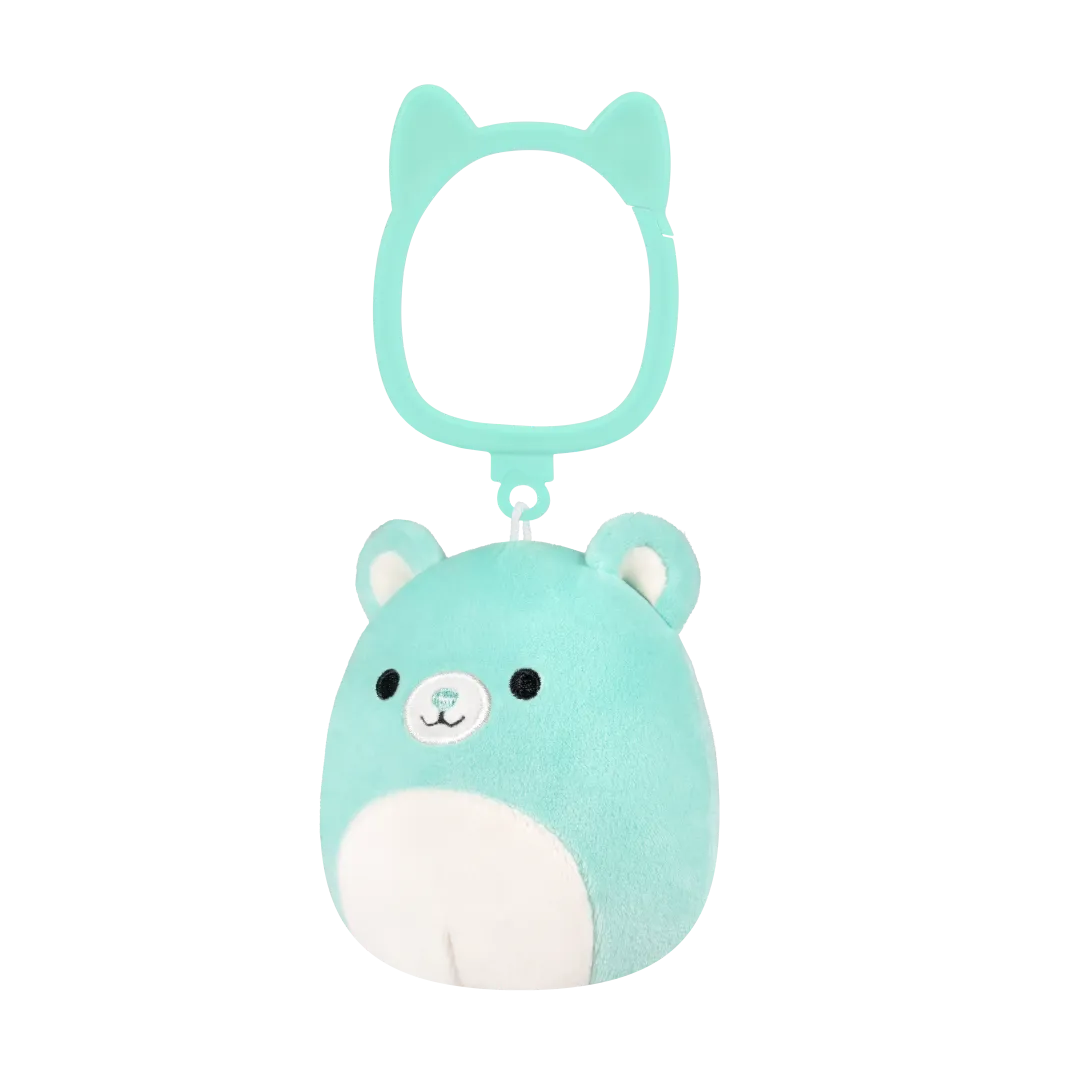 Llavero Squishmallows Belinda la Osa Verde Turquesa, 9 cm - Image 2