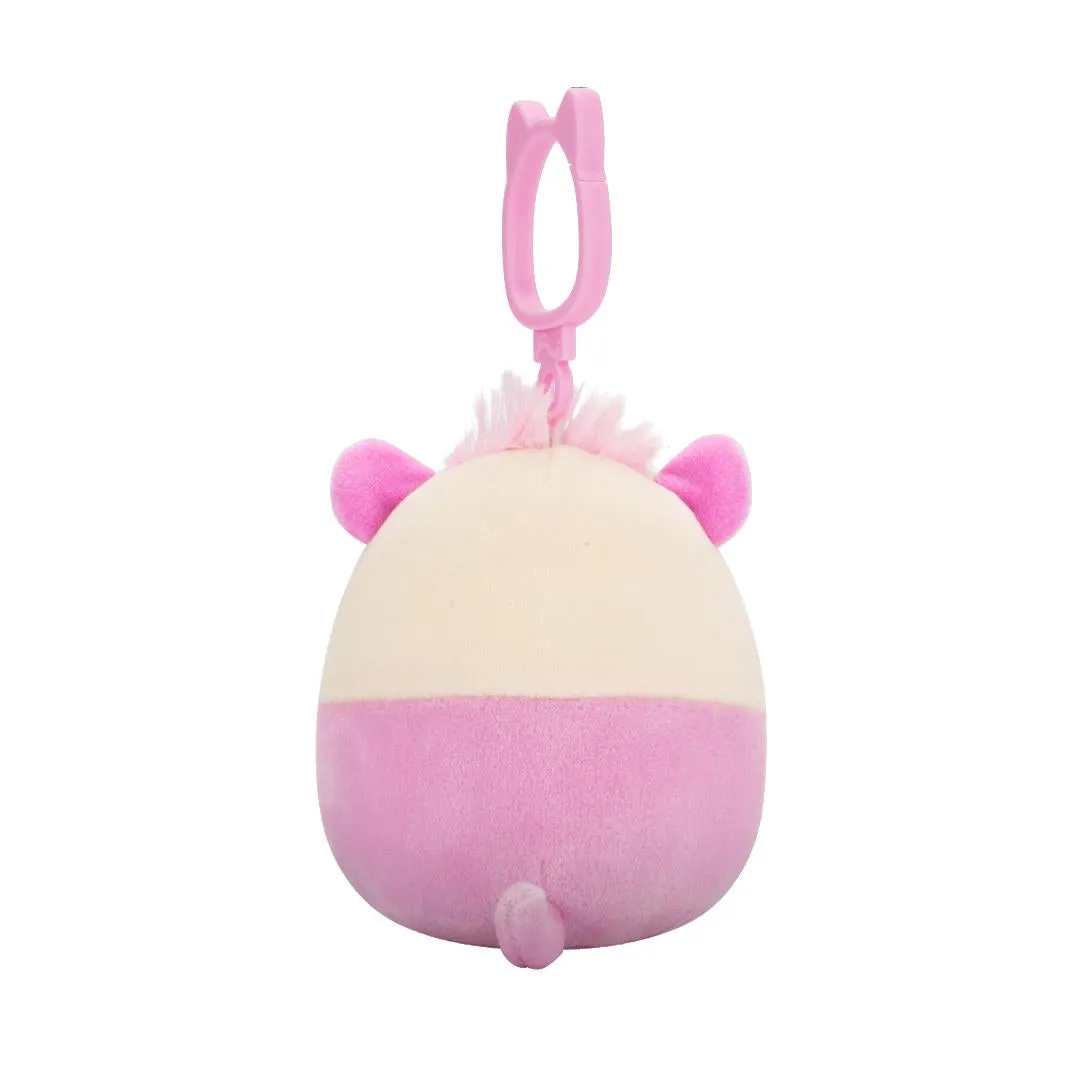 Squishmallows Clip-On Chambless la Zarigüeya Rosa, 9 cm - Image 4