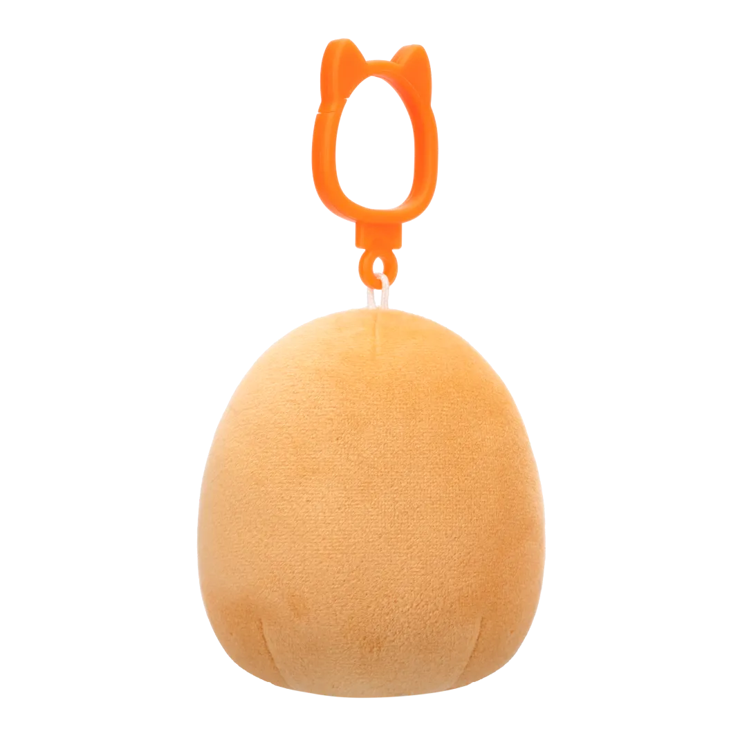 Squishmallows Clip-On Jay, el Donut Glacé Naranja con Decoración Violeta, 9 cm - Image 4