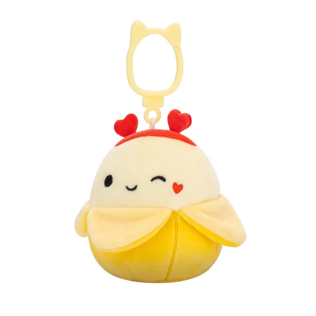 Squishmallows Clip-On Junie el Plátano Amarillo que Guiña el Ojo, 9 cm - Image 2