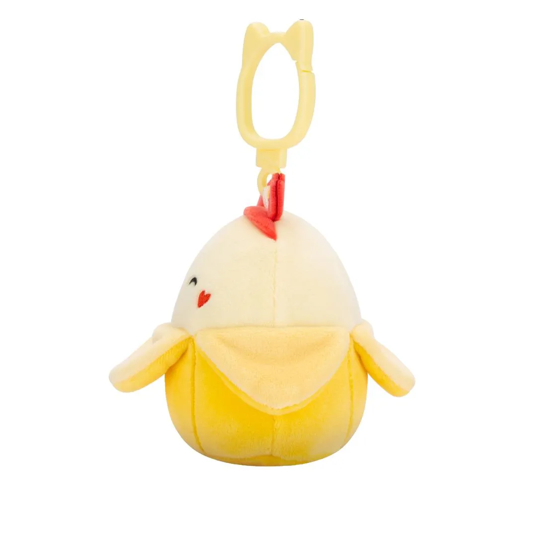 Squishmallows Clip-On Junie el Plátano Amarillo que Guiña el Ojo, 9 cm - Image 3
