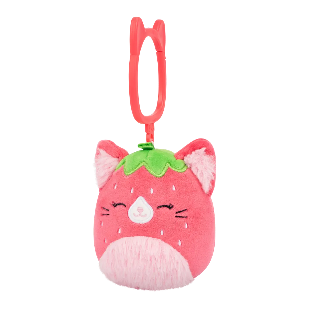 Squishmallows llavero Olma, la gata fresa, 9 cm - Image 3
