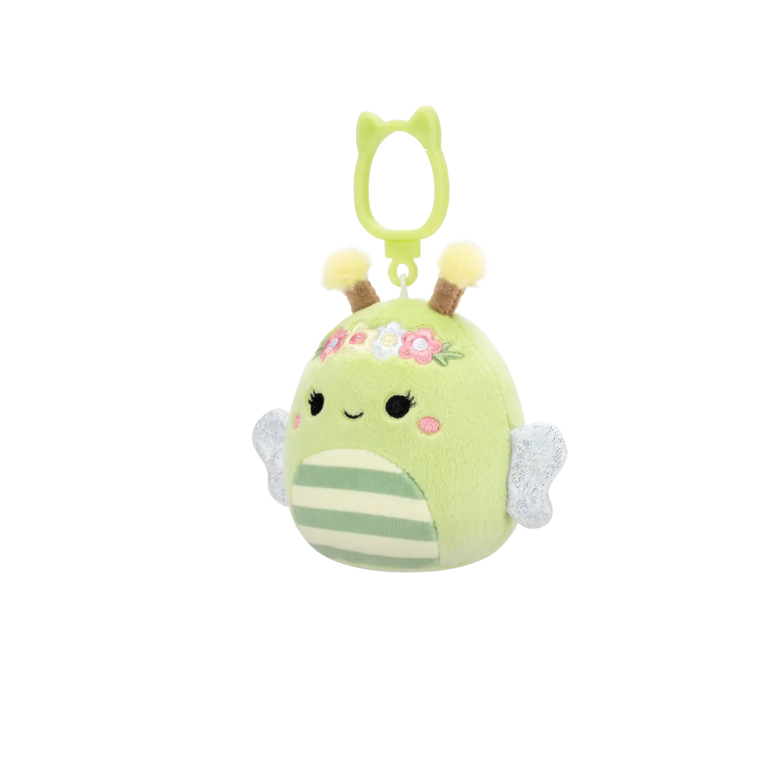 Squishmallows Clip-On Sybil la Abeja Verde, 9 cm - Image 4