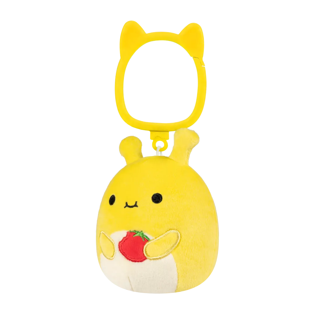 Llavero Squishmallows Zarina la Babosa Amarillo Banana, 9 cm - Image 3