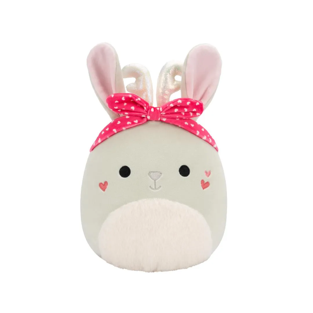Squishmallows Coralie la Lebrílope Crema con Barriga Peluda, 20 cm