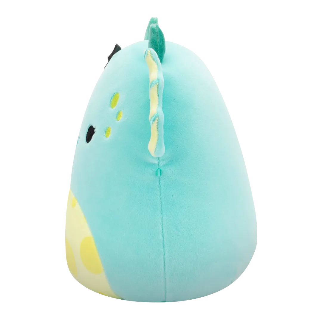 Squishmallows Dearest el Monstruo del Pantano Verde Azulado con la Barriga a topos y una Pinza de Murciélago, 20 cm - Image 3