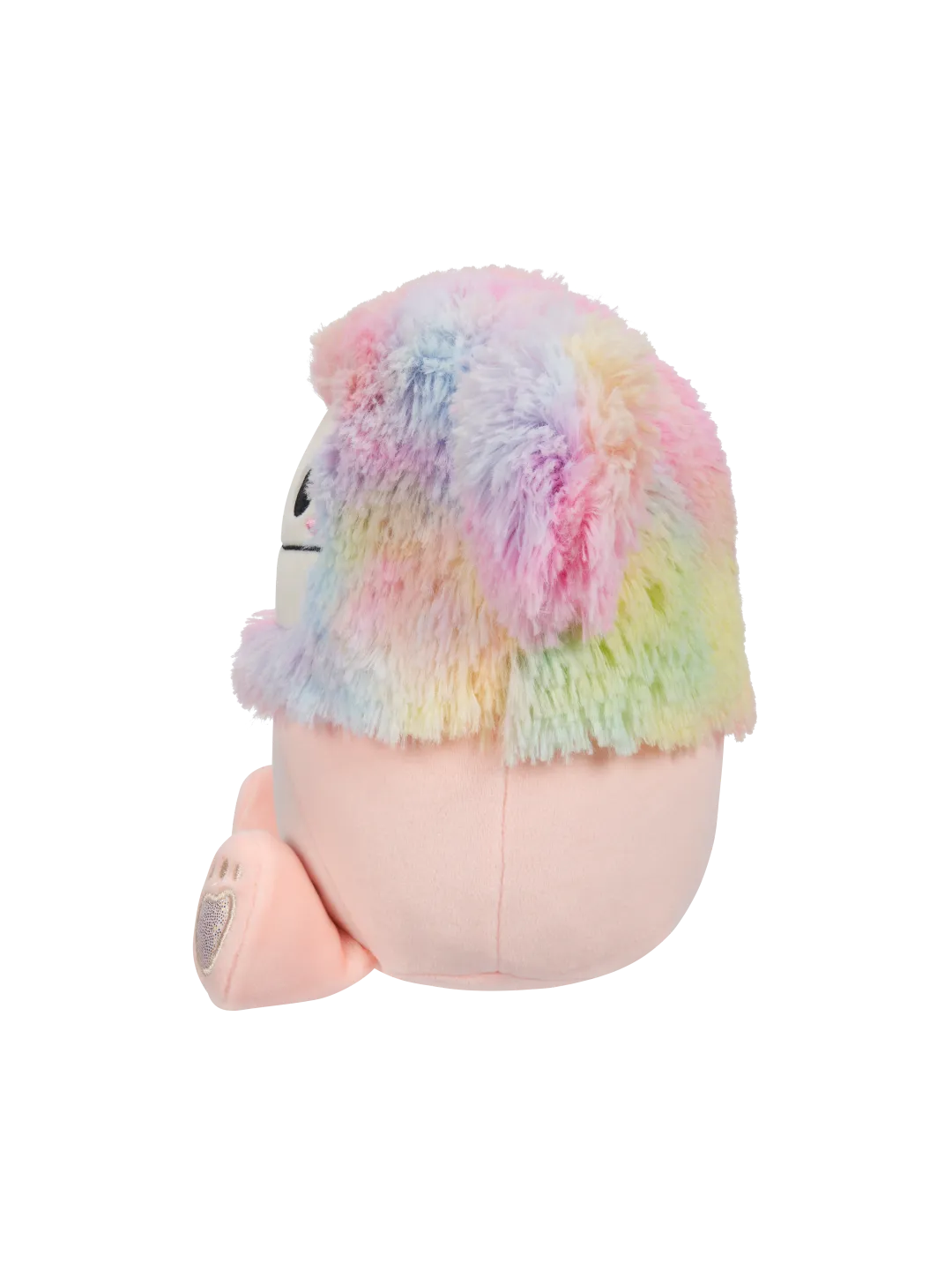 Squishmallows Diane, la Pies Grandes Melocotón con Pelo Arco Iris, 20 cm - Image 3
