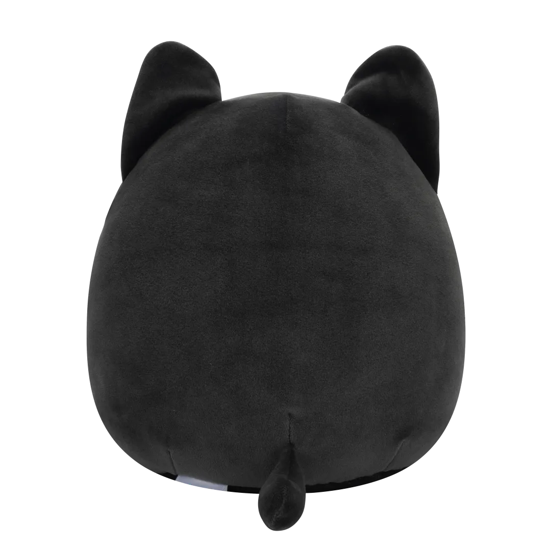 Squishmallows Eponine, el Gato Negro con la Barriga Azul Fluorescente y Orejas Brillantes, 20 cm - Image 4