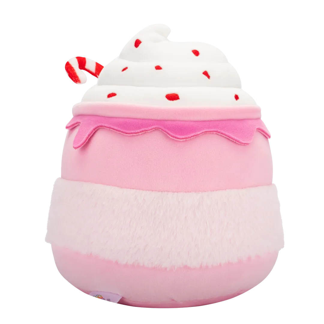 Squishmallows Ethel la Taza de Chocolate Caliente Rosa con Bastón de Caramelo, 20 cm - Image 4