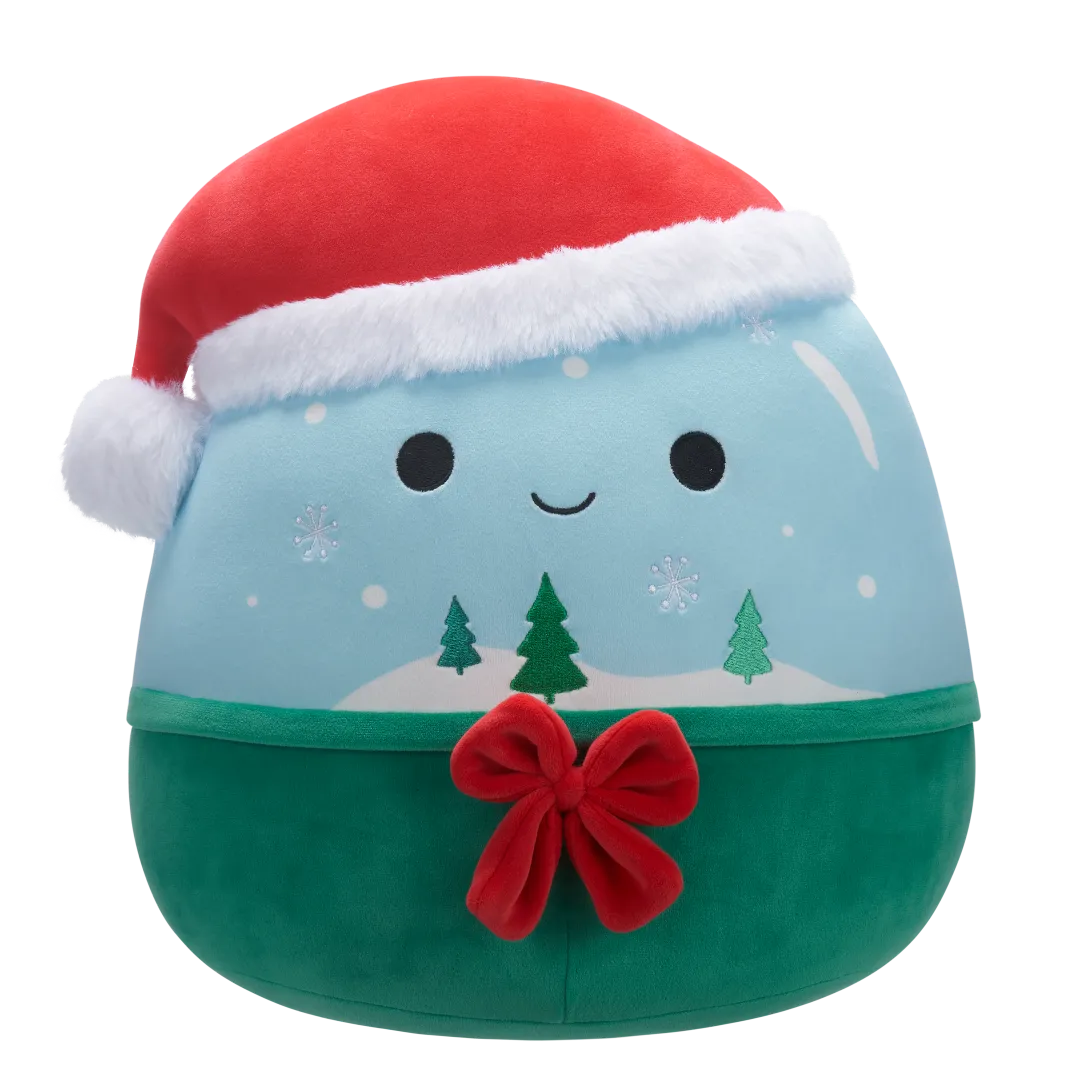 Squishmallows Ezekiel, La Bola De Nieve Navideña, 20 cm