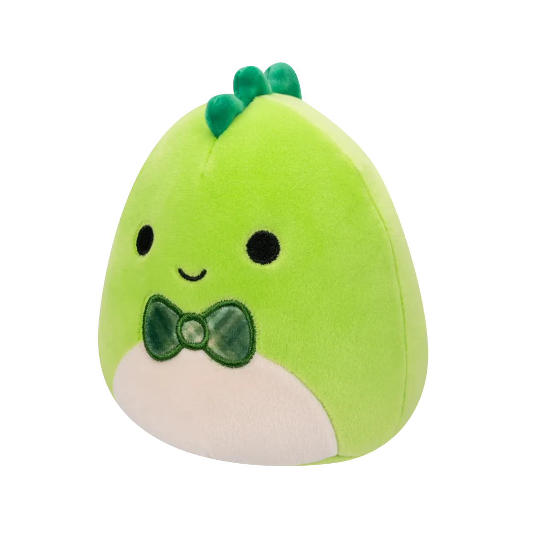 Squishmallows 2 en 1 Danny el Dinosaurio Verde/Baptise el Guacamayo Azul y Amarillo, 13 cm - Image 3