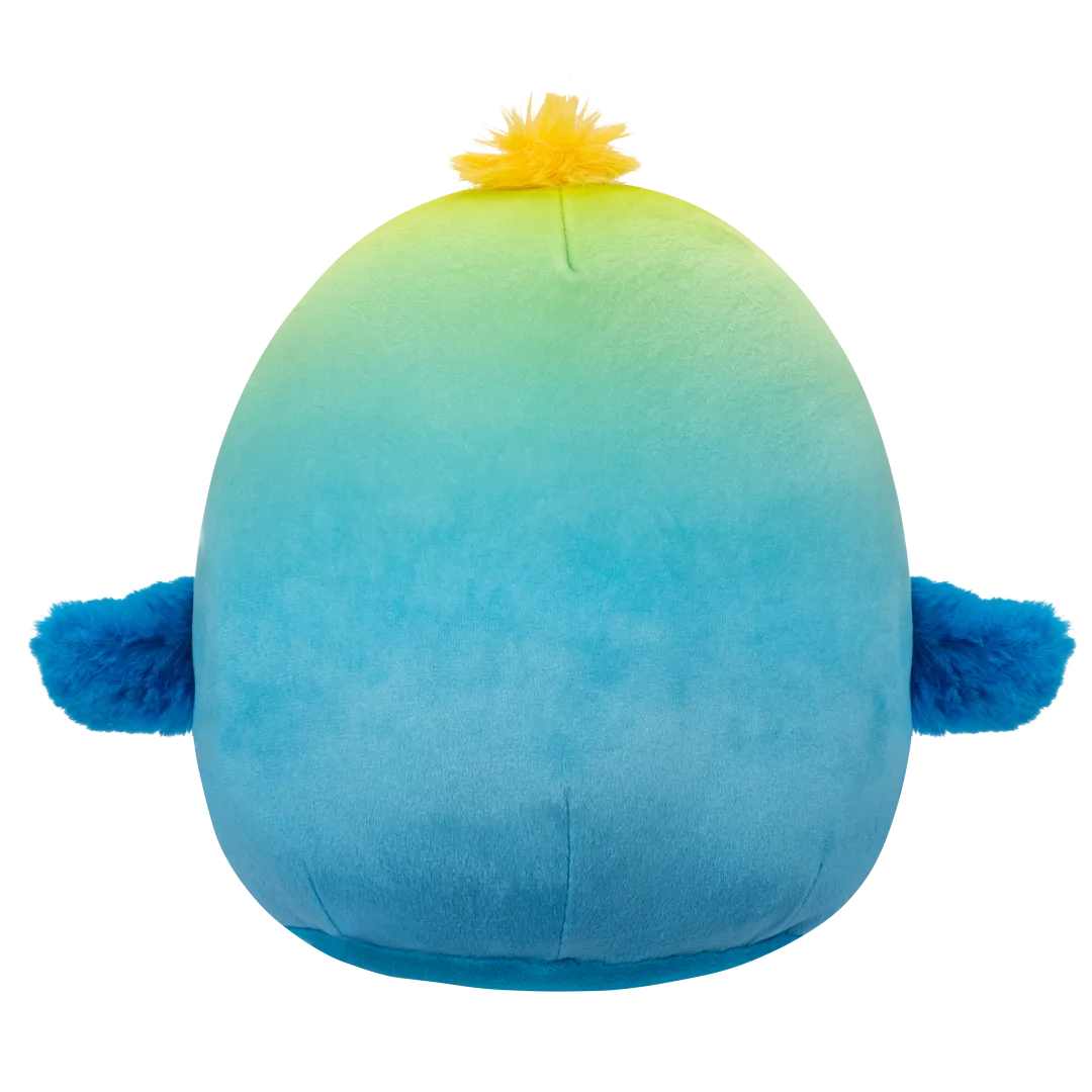 Squishmallows 2 en 1 Danny el Dinosaurio Verde/Baptise el Guacamayo Azul y Amarillo, 13 cm - Image 7