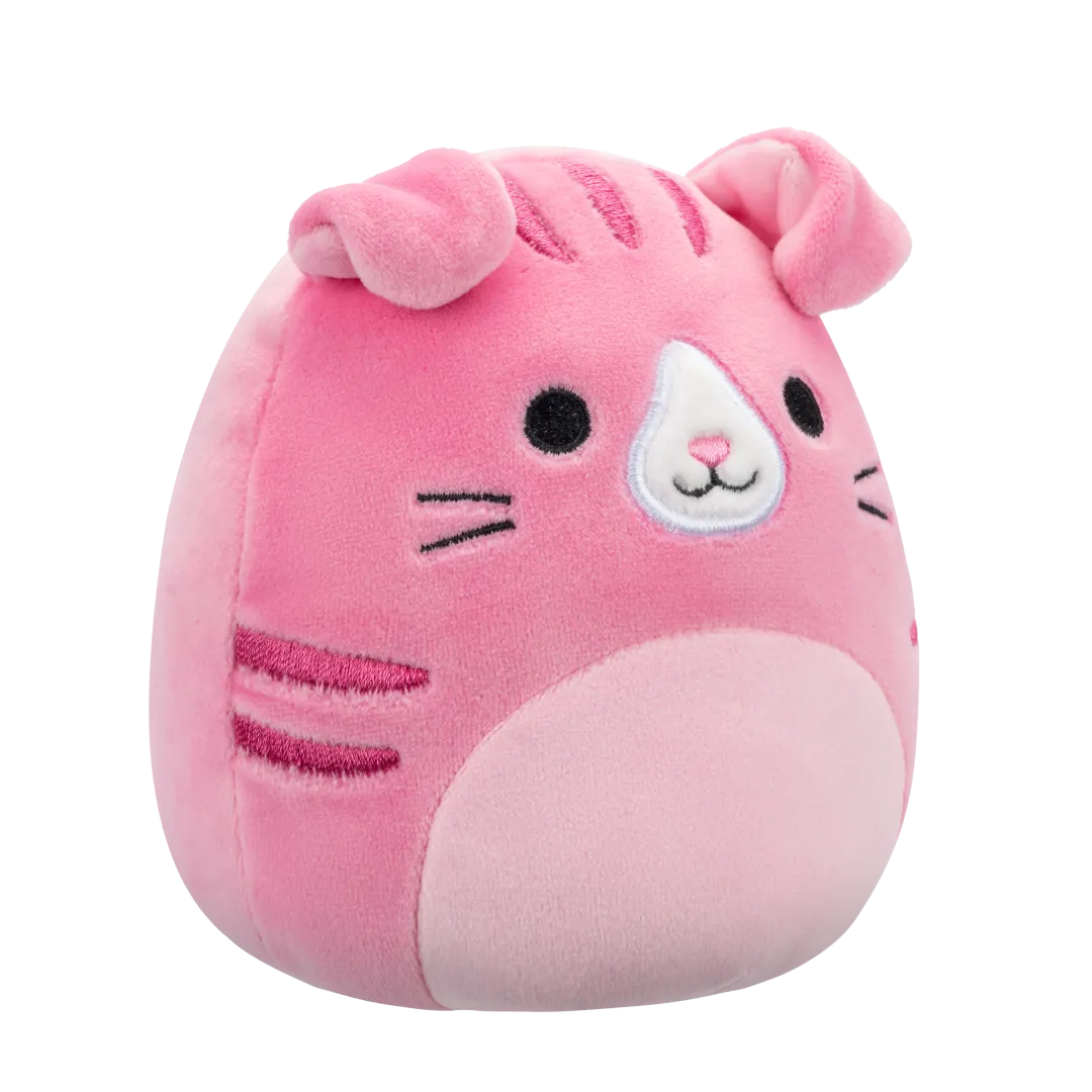 Squishmallows 2 en 1 Geraldine el Gato Fold Escocés/Brock el Bulldog, 13 cm - Image 6