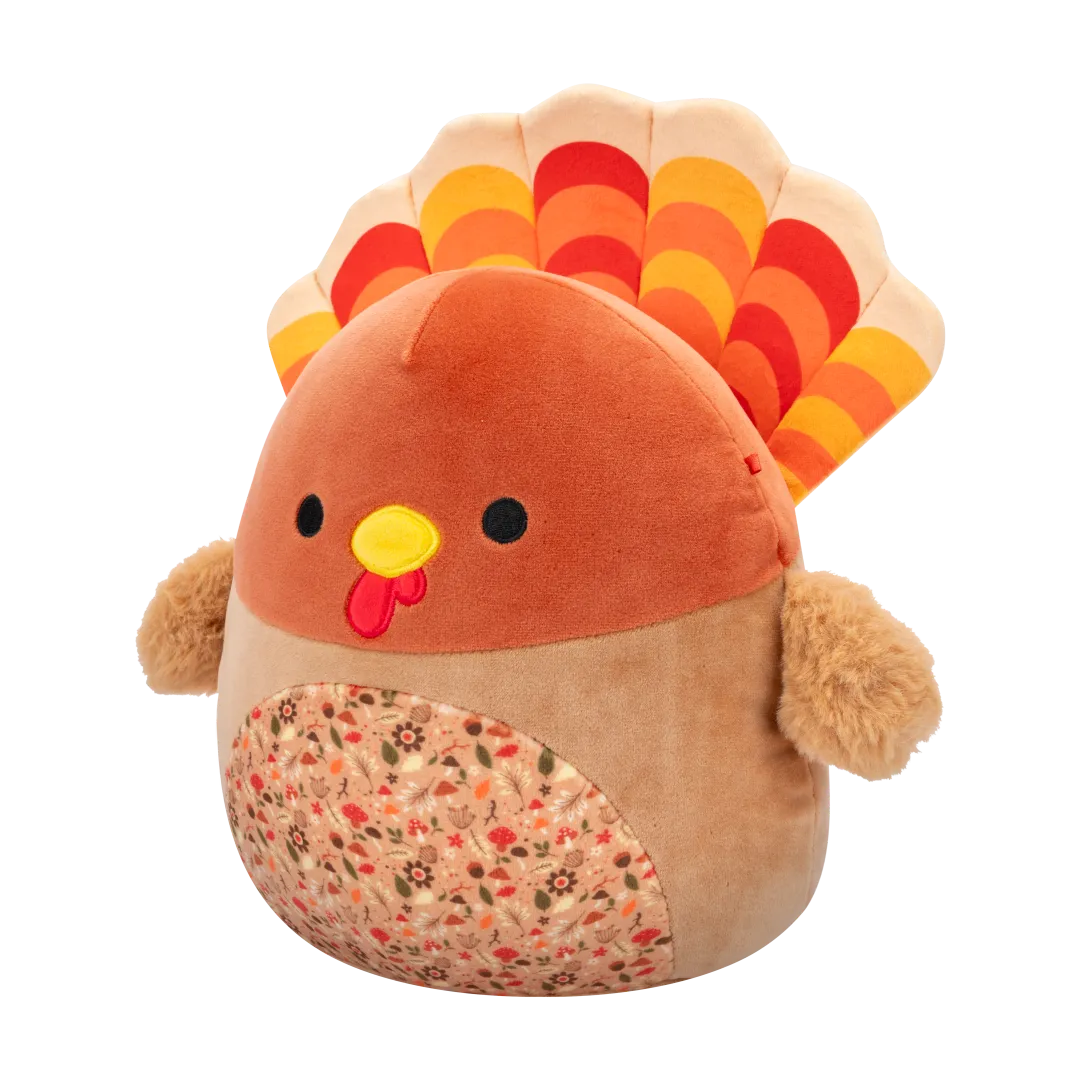 Squishmallows Gobrianna el Pavo Marrón con Barriga de Hojas, 20 cm - Image 2