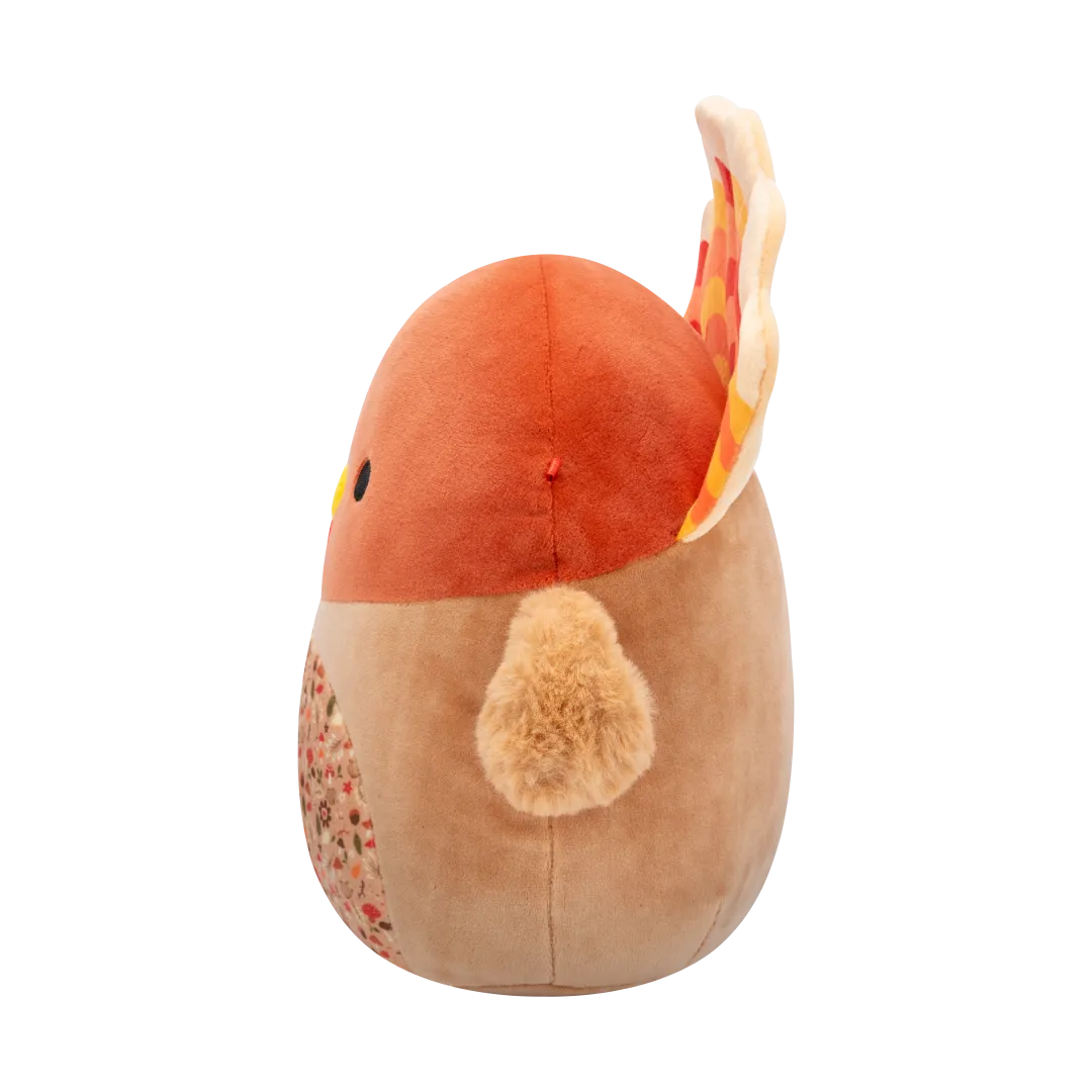 Squishmallows Gobrianna el Pavo Marrón con Barriga de Hojas, 20 cm - Image 3