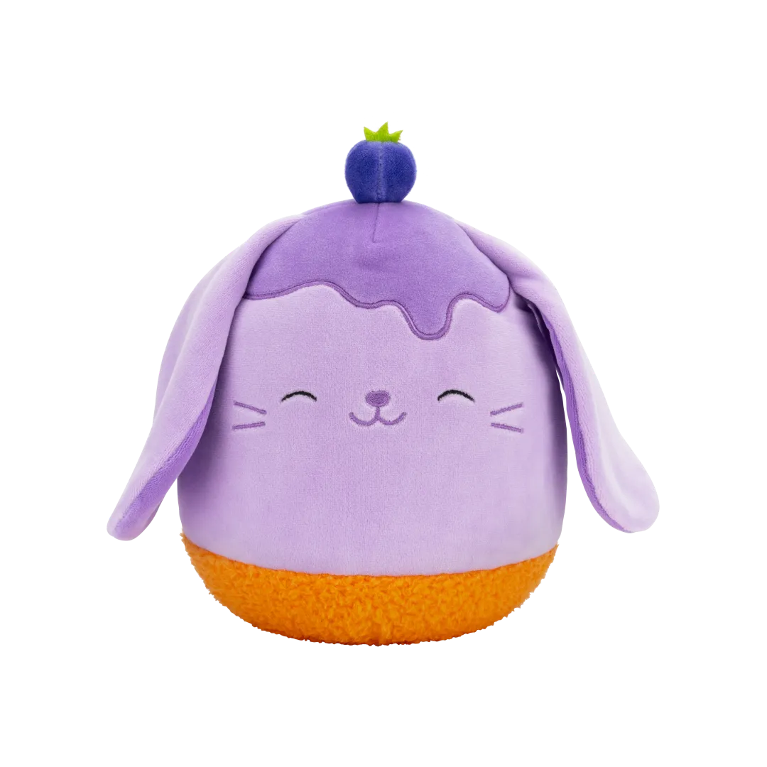 Squishmallows Hansel el Conejito Pastel de Queso y Arándanos, 20 cm