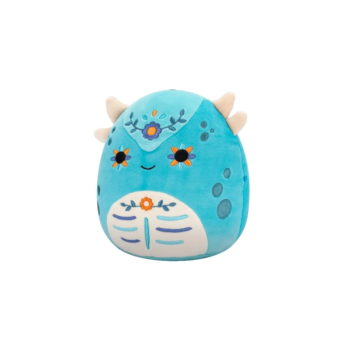 Squishmallows Janicza el Ankylosaurus Verde Azulado Day of the Dead, 20 cm - Image 2