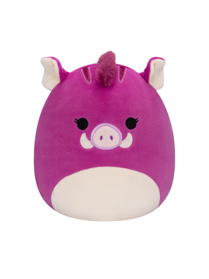 Squishmallows Jenna la Jabalí Morada, 20 cm
