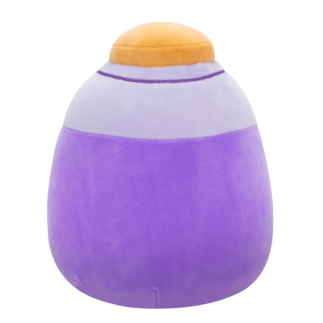 Squishmallows Kensington, la Botella de Poción Violeta Fluorescente con Etiqueta, 20 cm - Image 4