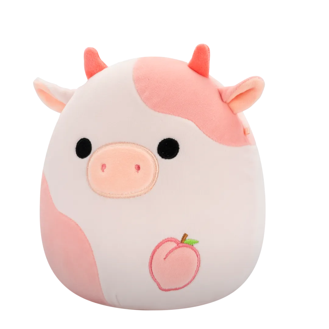 Squishmallows Lilaz la Vaca Melocotón, 20 cm - Image 4