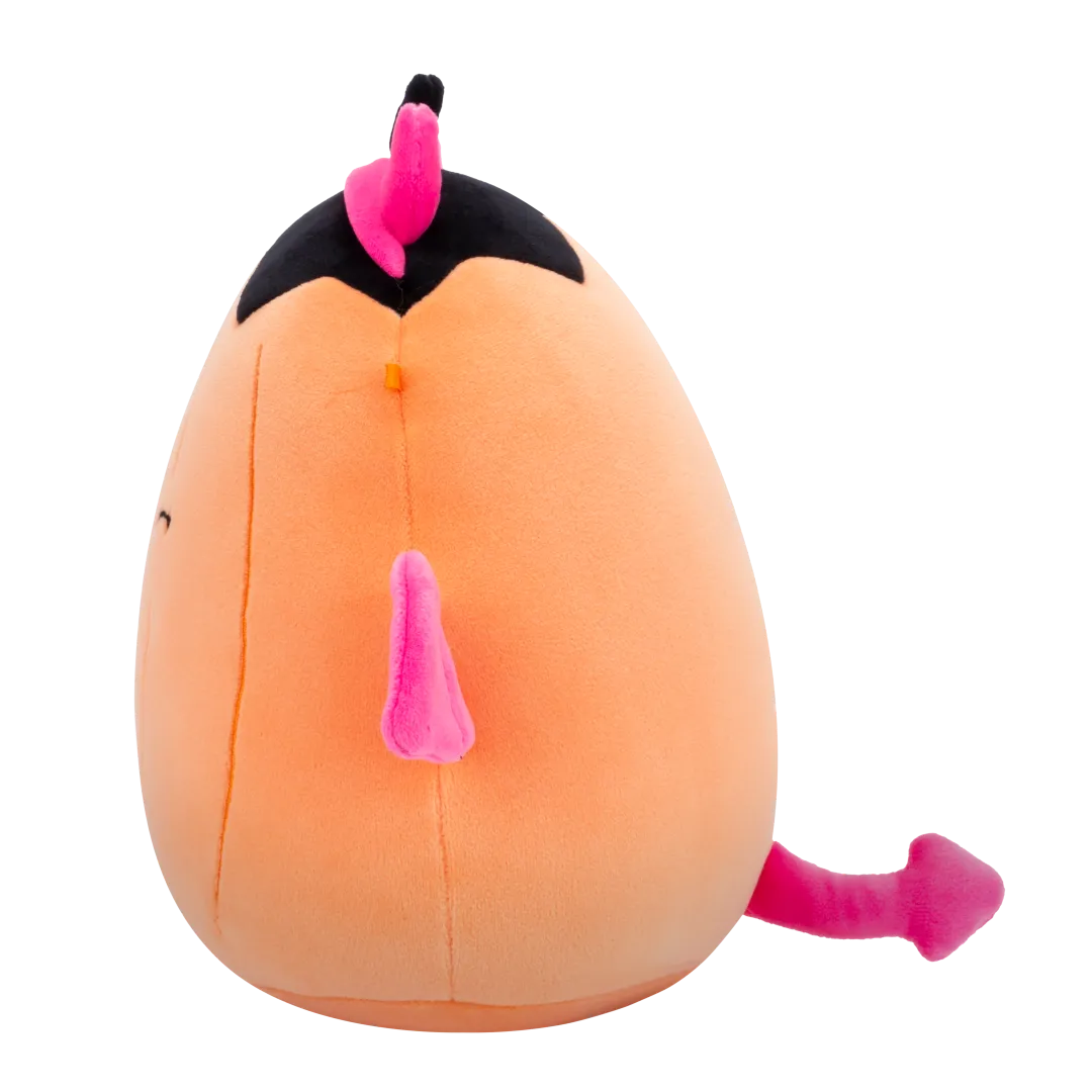 Squishmallows Margie, la Calabaza Naranja Pastel con Disfraz de Diablesa Rosa, 20 cm - Image 3