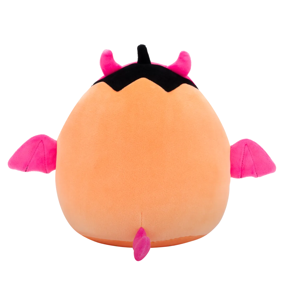 Squishmallows Margie, la Calabaza Naranja Pastel con Disfraz de Diablesa Rosa, 20 cm - Image 4