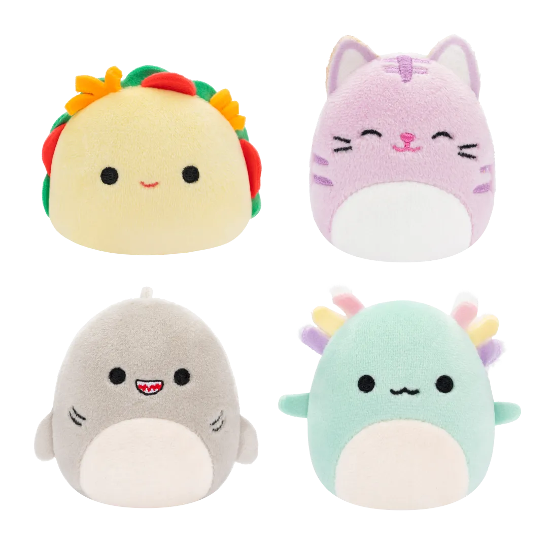 Squishmallows Micromallows Pack de 4 - Gordon, Tex, Tabitha, Irina - Image 3