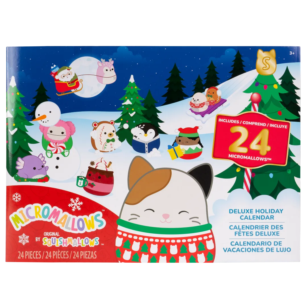 Squishmallows Micromallows Calendario De Adviento, 24 Piezas