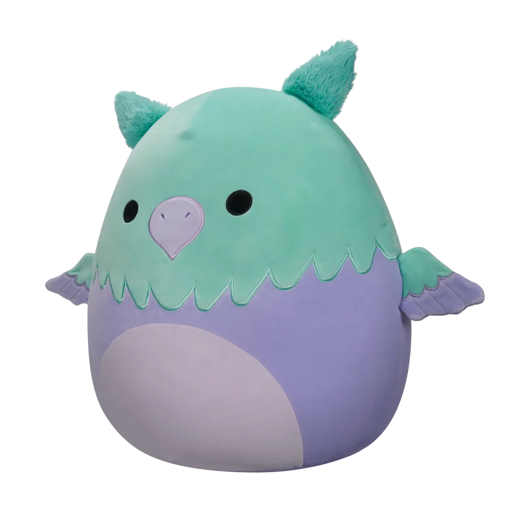 Squishmallows Minerva la Grifo Aqua y Morada, 30 cm - Image 2