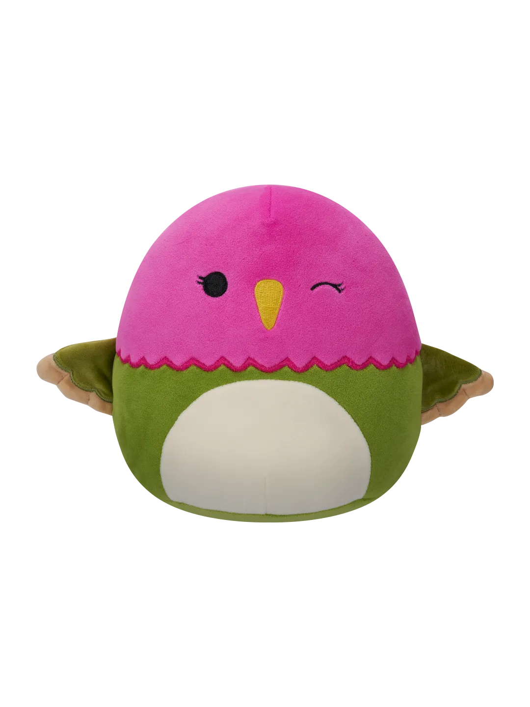 Squishmallows Na'Ima, el Colibrí Rosa y Verde, 20 cm