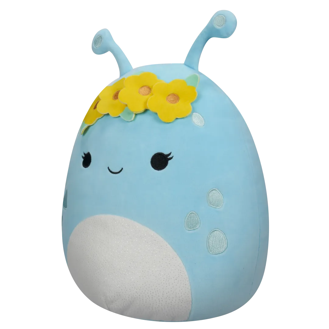 Squishmallows Natnat el Alien Azul Pastel con Corona de Flores, 40 cm - Image 2