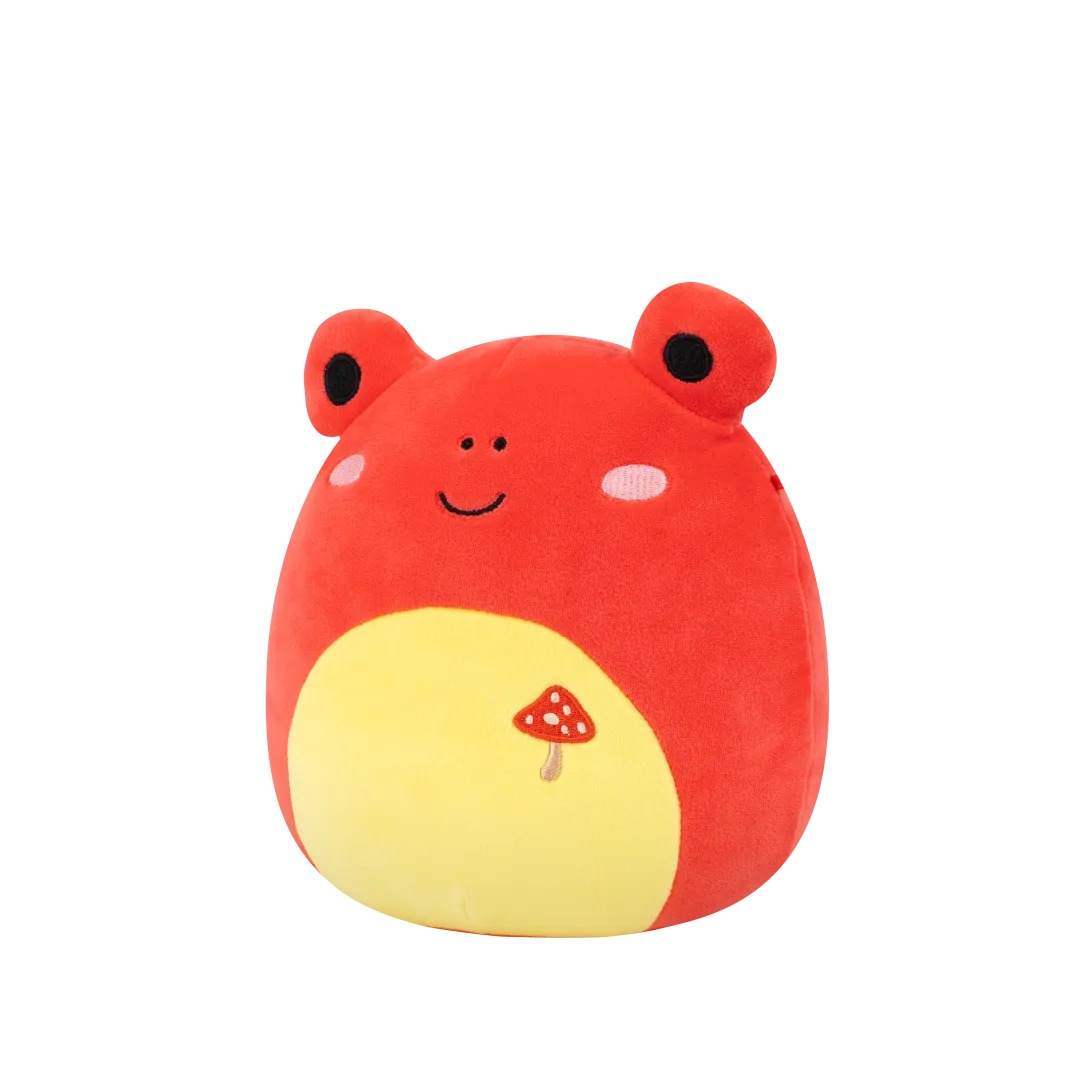Squishmallows Obu, La Rana Tropical Roja, 20 cm - Image 3