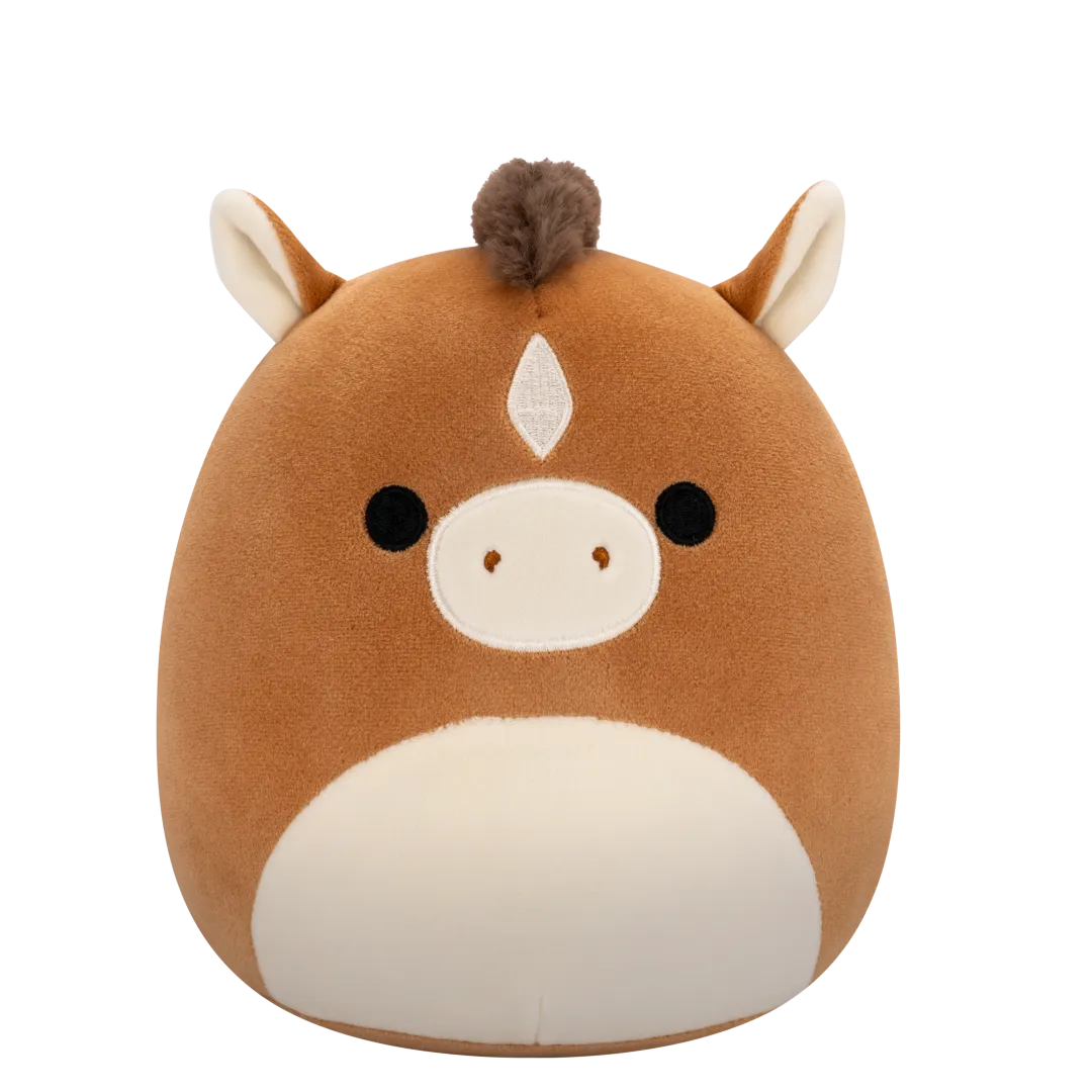 Squishmallows Philip el Caballo Marrón, 20 cm