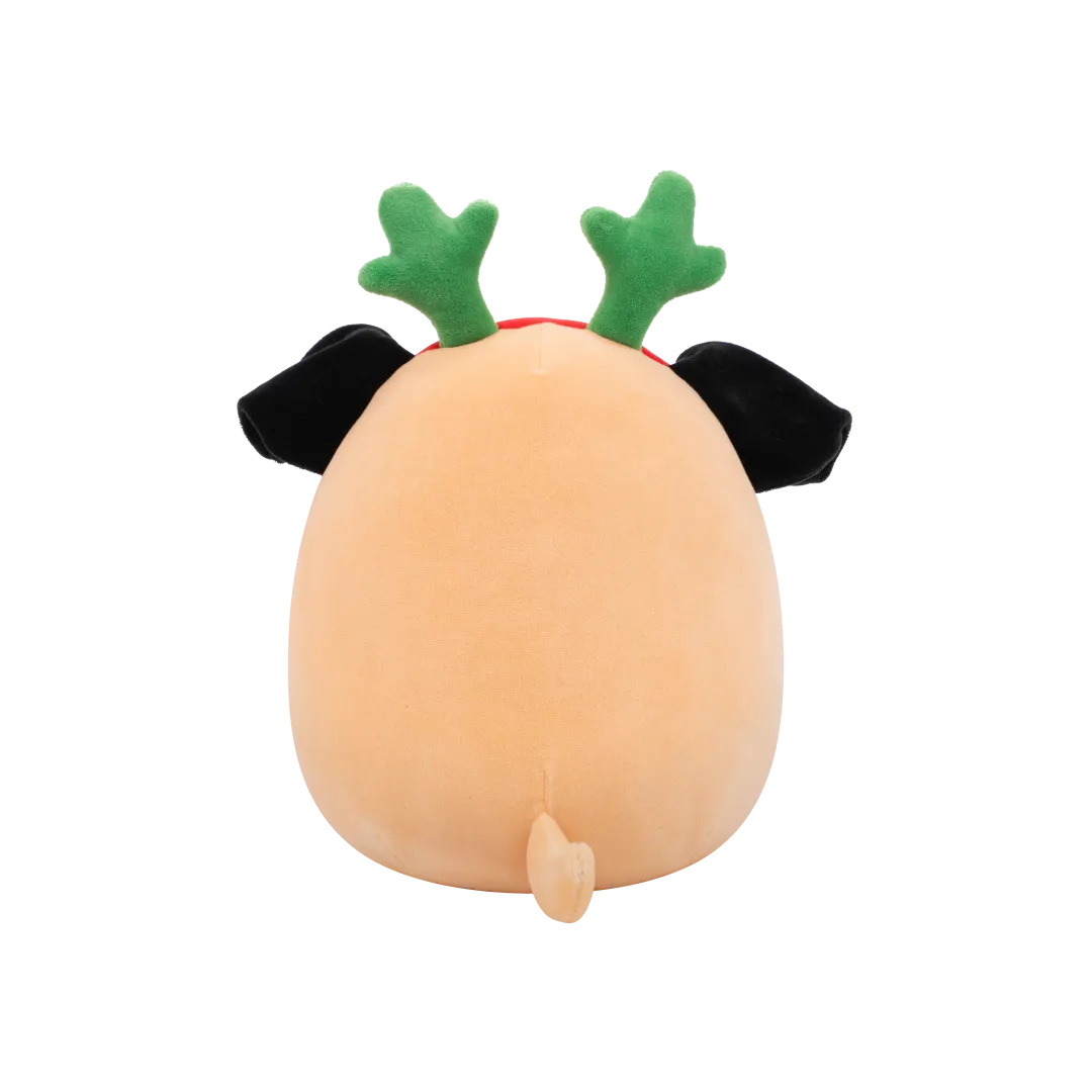 Squishmallows Prince, El Pug Marrón Con Barriguita Blanca, 20 cm - Image 2