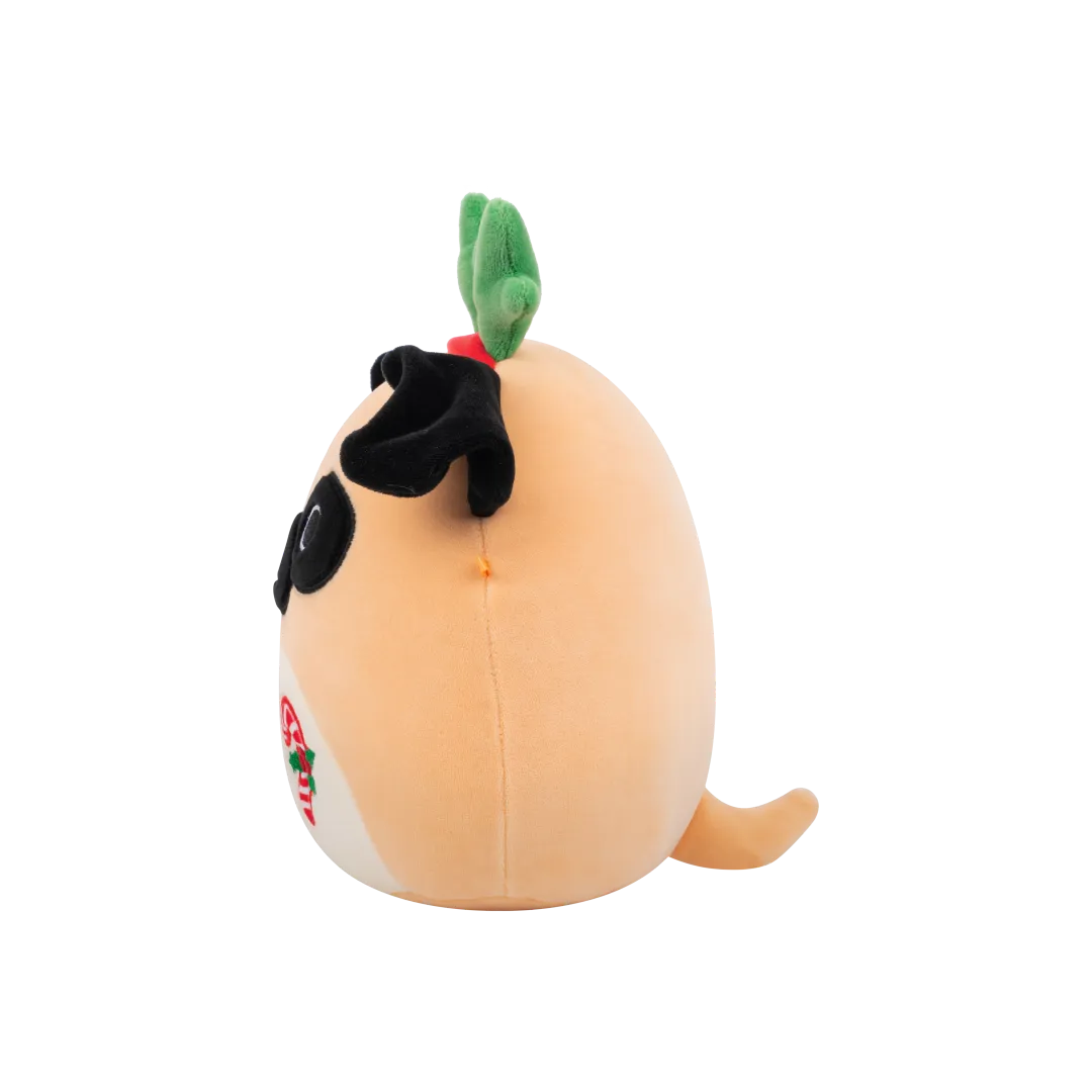 Squishmallows Prince, El Pug Marrón Con Barriguita Blanca, 20 cm - Image 3
