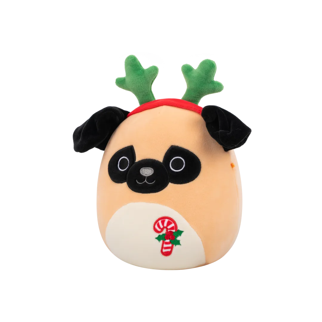 Squishmallows Prince, El Pug Marrón Con Barriguita Blanca, 20 cm - Image 4