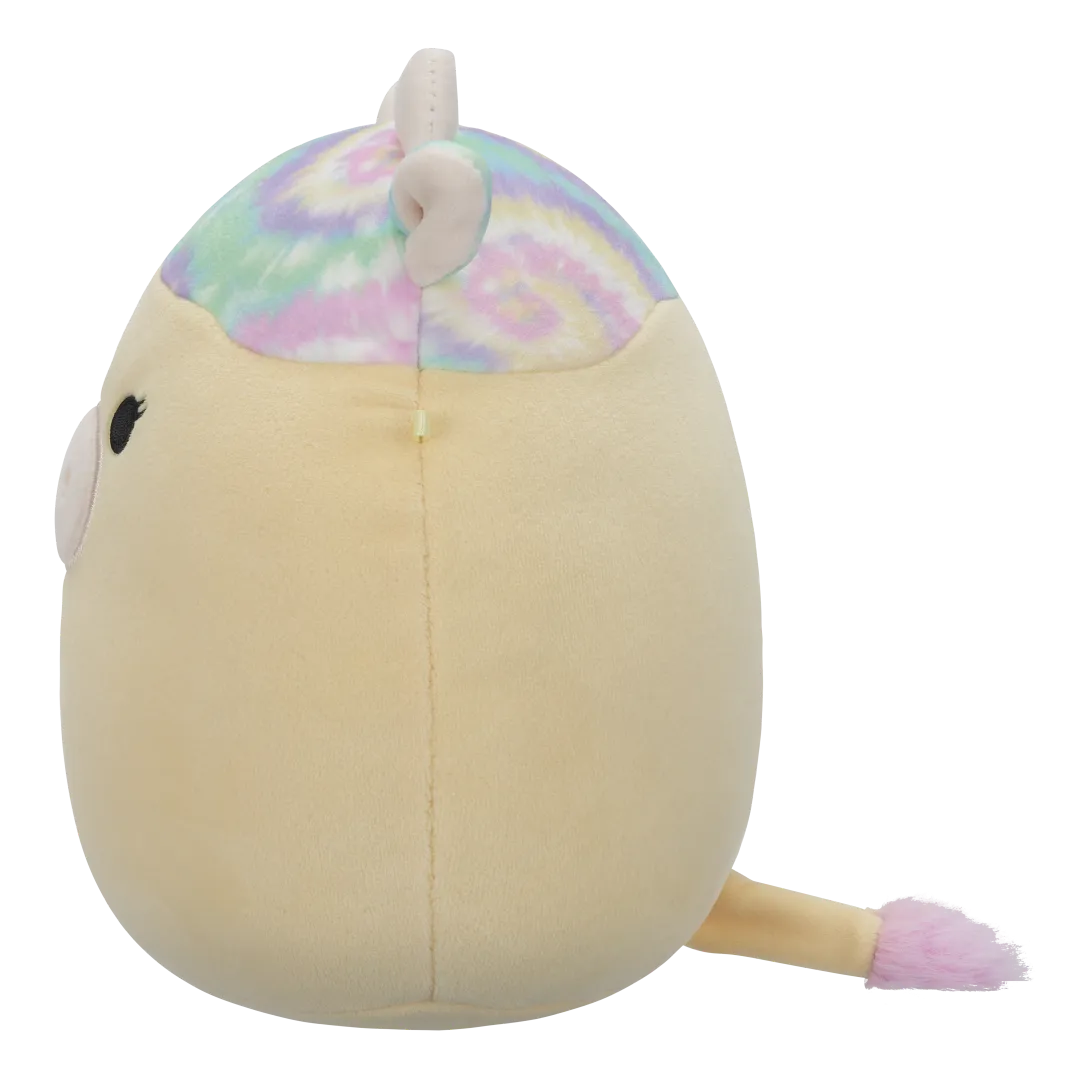 Squishmallows Rina, la vaca amarilla con manchas tie-dye, 20 cm - Image 4