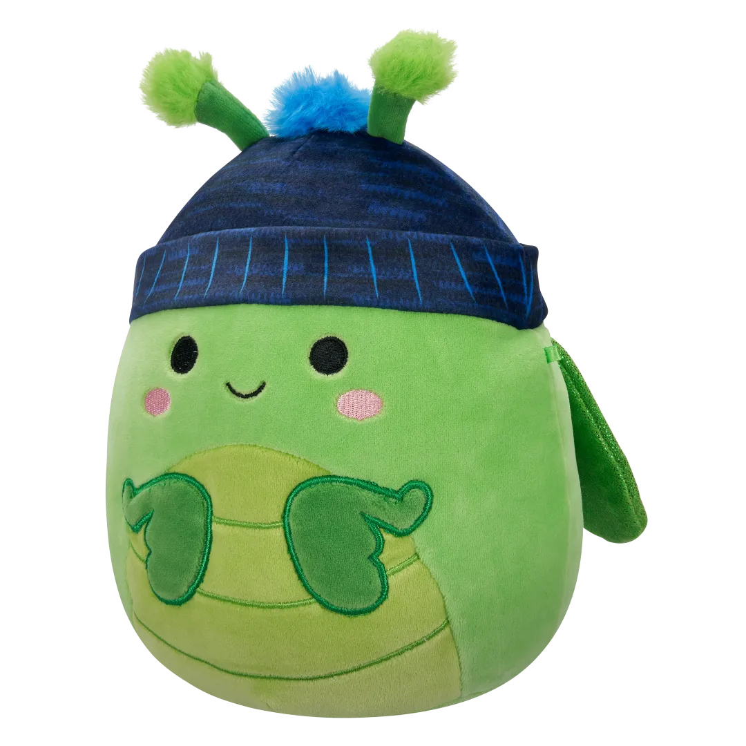 Squishmallows Trenton la Mantis Religiosa Verde con Gorro, 20 cm - Image 2