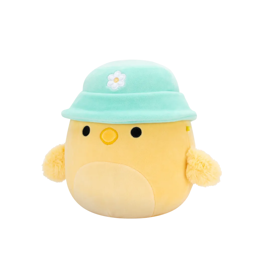 Squishmallows Triston el Pollito Amarillo con Sombrero de Pescador Menta, 20 cm - Image 3
