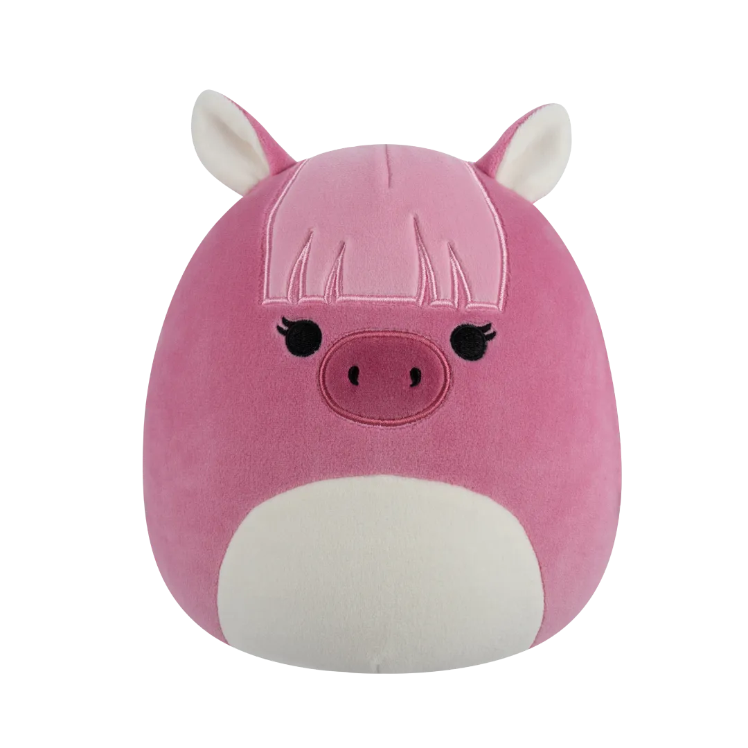 Squishmallows Veronika, La Poni Shetland Rosa Con Flequillo, 20 cm